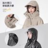 Raincoat for Electric Scooters, Thickened Long Style, Full-Body Storm-Proof, for Delivery Riders, Two-Piece, Unisex, Wholesale