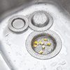Fully Punched Kitchen Sink Filter, Vegetable Basin, Stainless Steel Sewer Garbage Filter, Hair Cage Lifter