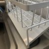 Sink Draining Basket with Tray Inclined Draining Kitchen Widened Storage Rack Towel with Hanging Rod Draining Rack Storage Rack
