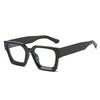 New Square Frame Glasses European and American Fashion Ins Glasses Cross-Border Versatile Simple Square Non-Prescription Glasses