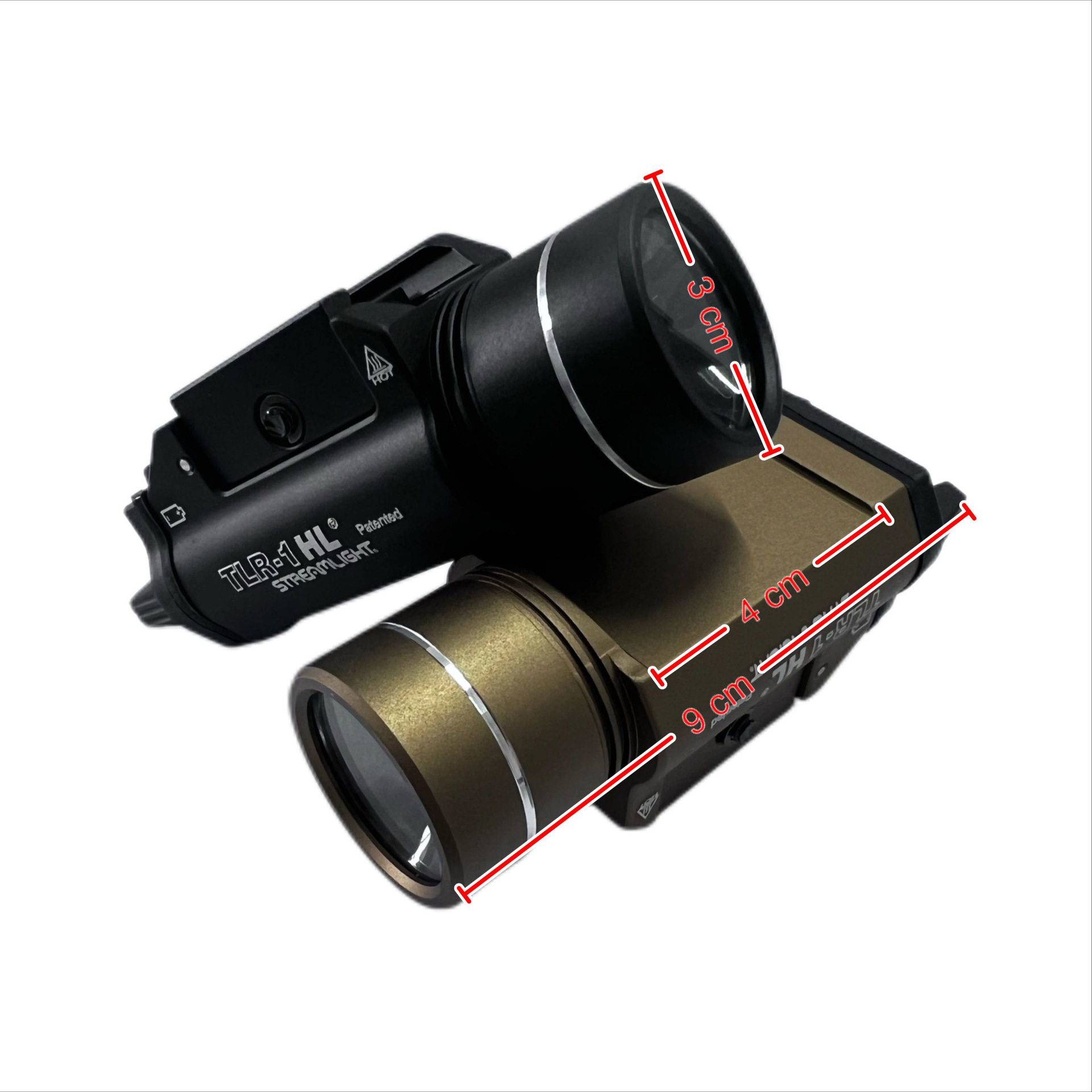 Tactical Source Factory Dedicated Hiking Tlr-1 Stream Light Hanging Flashlight Outdoor Strong Light Flashing Led Lighting