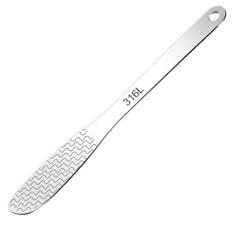 Yinuo Kitchen's New 316 Stainless Steel Filling Spoon for Making Dumplings, Wontons, Wontons and Dumplings, Filling Spoon for Buns