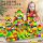 Совместимые с игрушками Lego из крупнозернистых строительных блоков, детская развивающая сборка, развивающая интеллект мальчиков и девочек 2-3-4- 6 лет mini 3