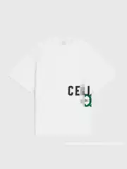 Cl Brand 25Ss New Letter Colorful Triumph Logo Printed Round Neck Short-Sleeve Unisex T-Shirt