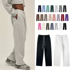 Heavy 350G American High Street fleece-lined Thickened Pants for Men and Women Fall/Winter Fashion Leisure Joker Sports Leisure Straight Pants