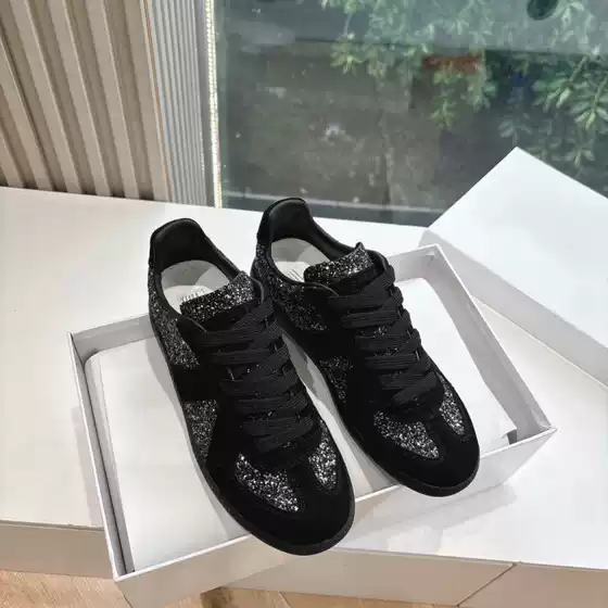 New Foreign Trade Original German Training Shoes for Couples, Color-Blocking Versatile Thick-Soled Sneakers, Height-Increasing Casual Sports Shoes, Forrest Gump Shoes