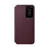 For Samsung Galaxy S24 Ultra Smart Window Protective Case Flip-free Answer S23 Leather Case S22