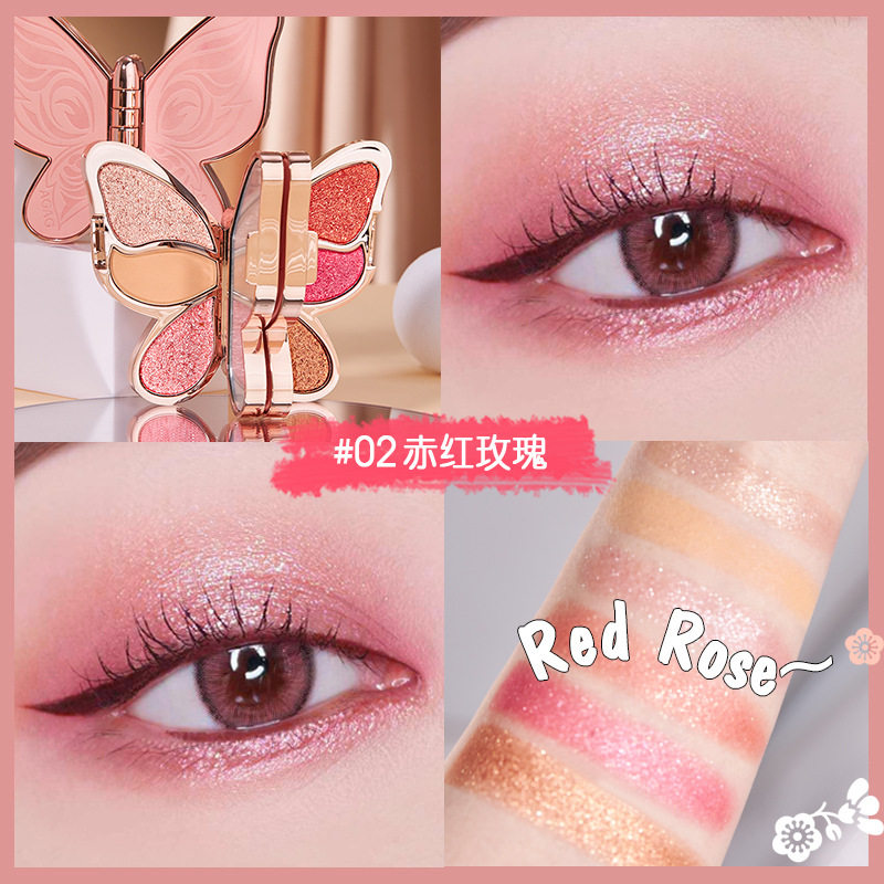 Agag Diefeiruowu Star Eyeshadow Palette Is Waterproof, Sweat-Proof and Does Not Take Off Makeup, Cross-Border Best-Selling Beauty Makeup Six-Color Eyeshadow That Lasts Makeup