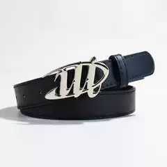 Jeans Belt Women's Decorative New All-match Casual Belt Women's Smooth Buckle Korean Style Simple Fashion Belt in stock