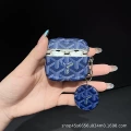 Oy dog tooth wavy edge + pendant Blue