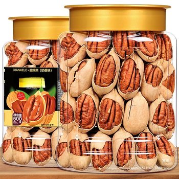 Pecan 500g New Arrival Cream Flavored Dried Fruit Nuts Longevity Fruit Casual New Year Snacks 2.5kg Whole Box in Bulk