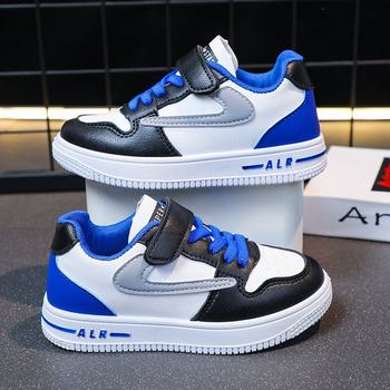 Boys' Flats 2025 Spring & Fall New Medium and Large Kidsren's Sneakers Kidsren's Sports Shoes Spring Girls' Breathable Color Matching Sneakers