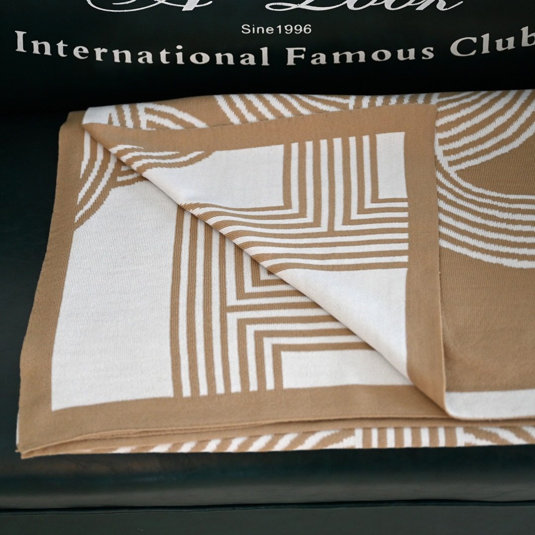 A49 Nordic Style Knitted Blanket Sofa Decoration Leisure Throw Blanket Airplane Blanket Factory Direct Sale Now