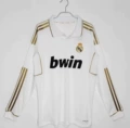Long sleeves; real madrid home game 2011-12