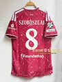 2627 liverpool home customized no. 8 star + champions league armband