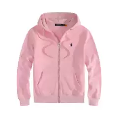 Cross-Border Iron Zipper Jacket with Pony Embroidery, Unisex for Spring and Autumn, Fleece-Lined Warm Hooded Cardigan