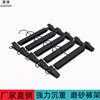 Non-Slip Plastic Trouser Clip Clothing Store Household Adult Seamless Clothes Hanger Colorful Frosted Clothes Drying Rack Retractable Trouser Clip