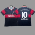 1997-99 Bayern Munich Home Royal Blue Jersey + Printed 10
