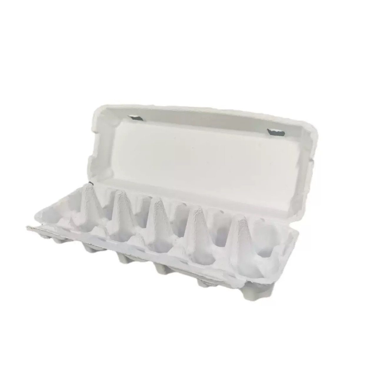 12-Pack White Pulp Egg Cartons, Pulp Egg Trays, Egg Packaging Pulp Trays
