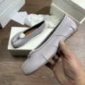 Lilac flat bottom pleats