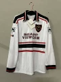 Long sleeve # 1998/99 man l away game + armband