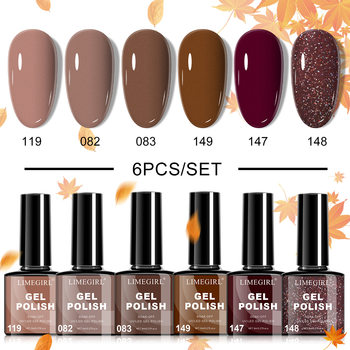 Cross-Border Hot-Selling Nail Polish Gel Solid Color Gel 6-Piece Set Series Various Styles Factory Direct Sales Nail Tips