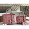 M Family Classic Basket Peach Blossom Pink Mini Size 19-18