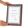 Wooden Authorization Plate Production Replaceable Inner Page A4 Franchise Agent Display Frame Medal Certificate Authorization Letter Photo Frame