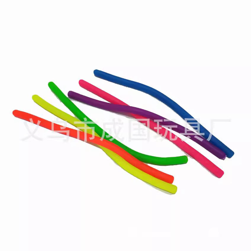 Manufacturer Wholesale Export Cross-Border Hot Selling Tpr Soft Glue Noodles Monkey Elastic Pull-Up Decompression Rope Vent Ball