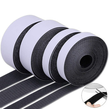 Cross-Border Hot-Selling Product: 5m Pack of Adhesive-Backed Velcro, Self-Adhesive Fasteners for Cars, Sofas, Screens, and Door Curtains