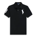 Polo black big white label