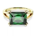 Octopus green diamond gold ring no. 6