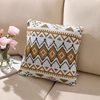 Nordic Solid Color Woven Model Room Knitted Pillow Living Room Sofa Decorative Cushion Plain Color Bedroom Wool Pillow Core