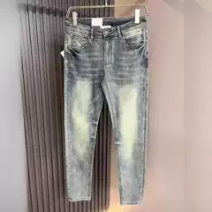 24 new bc men's fashion high-end casual jeans foreign-style channel goods quality Denim original single trousers