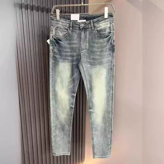 24 new bc men's fashion high-end casual jeans foreign-style channel goods quality Denim original single trousers