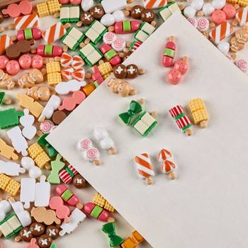 Mini Oden Skewers Hot Pot Meatball Food Toy Accessories DIY Cream Glue Hairpin Water Cup Patch Resin Material