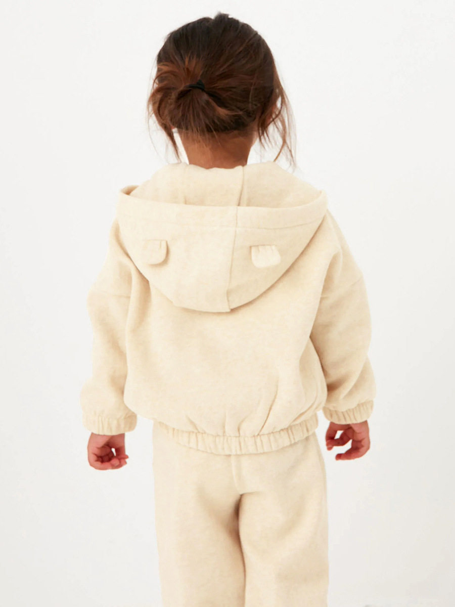 New Girls' Hoodie Set, Fashion Kids' Outfit, Cotton Autumn Long-sleeve Set