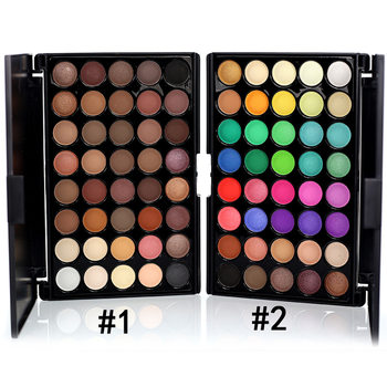 popfeel40 color eye shadow pearlescent matte earth color waterproof sweat-proof non-blooming makeup plate foreign trade hot