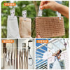 Portable Punch-Free Invisible Hand-Cranked Clothesline for Travel and Business Trips, Hotel Anti-Slip and Windproof Retractable Clothesline Artifact