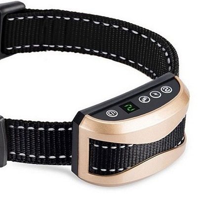 Pet supplies LED intelligent ultrasonic barking stop dog electric shock automatic dog training dog collar