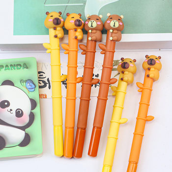 Bamboo Kappi Bala Gel Pen High Color Value Cartoon Sign Pen Student Brush Pen Cute Style Gift Pen