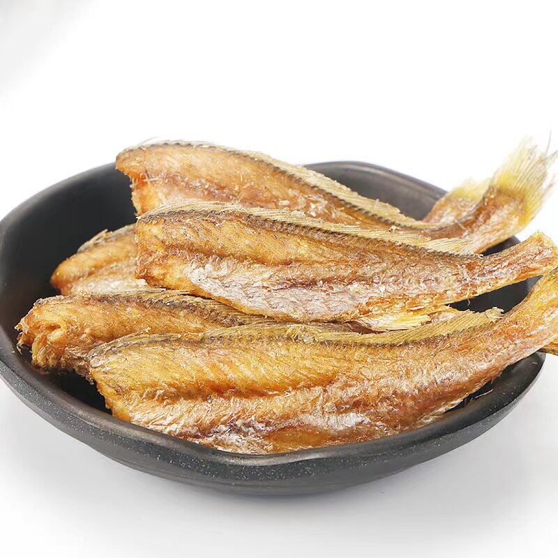 [Free shipping] crispy small yellow croaker 80g Internet celebrity charcoal grilled yellow croaker crisp original flavor yellow croaker crisp office snack wholesale