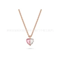 Half heart pink necklace