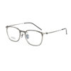 Ultra light feather titanium 7g black frame glasses 49mm men and women myopia can be equipped with degree student glasses frame wholesale 9107
