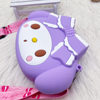 Children's Silicone Bag Cartoon Melody Fashion Coin Purse Girls Crossbody Bag Clothing Matching Shoulder Bag Storage Bag