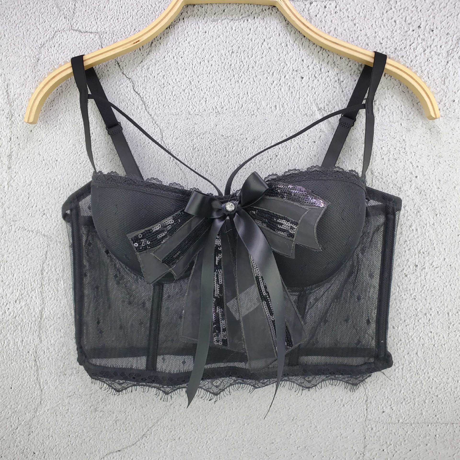 Mã B8751 Giá 420K: Áo Hai Dây Nữ Gudt Thắt Nơ Bướm Gợi Cảm Sexy Lưới Mỏng Hàng Mùa Hè Hai Dây Hở Vai Thời Trang Nữ Chất Liệu Ren G01 Sản Phẩm Mới, (Miễn Phí Vận Chuyển Toàn Quốc).