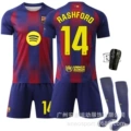 Size 14 with socks + protective gear