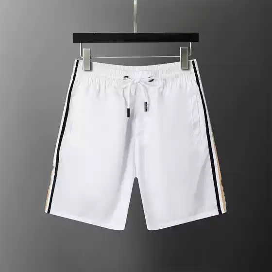 High-Quality Cross-Border 25 New Trendy Brand Foreign Trade European Goods Men's and Women's Casual Pants Beach Shorts Printed Letter Quick-Dry Sports Pants