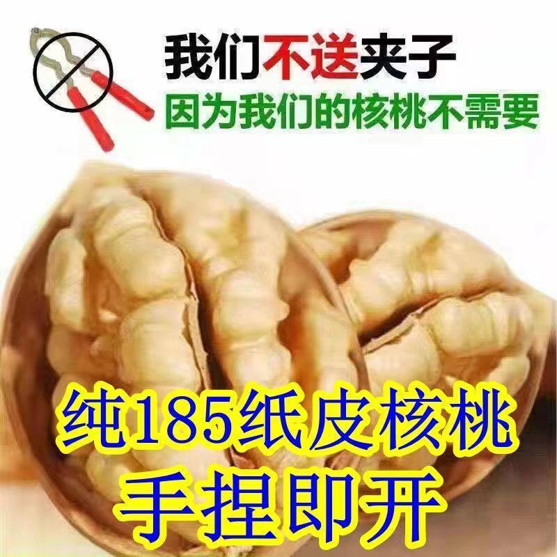 Thin-Skinned Walnuts Net Weight Delivery Xinjiang 185 Paper-Skinned Walnuts Thin-Shell Fresh Original New Walnut Paper-Skinned Wholesale