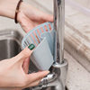 Kitchen sink drain storage basket button faucet hanging basket dish sink sponge drain rack wholesale